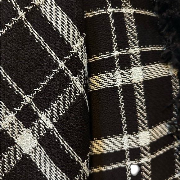 St. jhon zipper knit jacket with fringe sz 12 (A09) - Picture 3 of 7